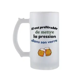 chope à biere personnalisable