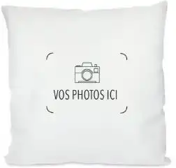 coussin personnalisable